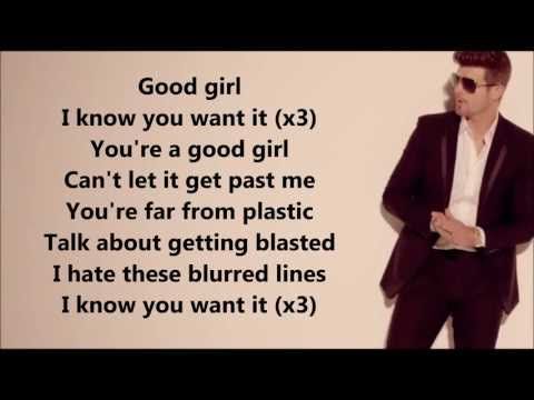 Robin Thicke - Blurred Lines Hd With Lyrics On Screen Descarga gratuita de tonos de llamada