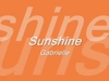 Gabrielle - Sunshine Descarga gratuita de tonos de llamada