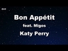 Katy Perry Feat. Migos - Bon Appetit Descarga gratuita de tonos de llamada