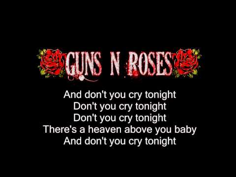 Don't You Cry Tonight Descargar gratis