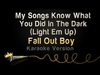 Fall Out Boy - My Songs Know What You Did In The Dark Descarga gratuita de tonos de llamada