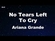 No Tears Left To Cry (Official Instrumental) Descargar